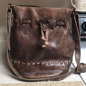 Bed Stu full grain leather bucket bag